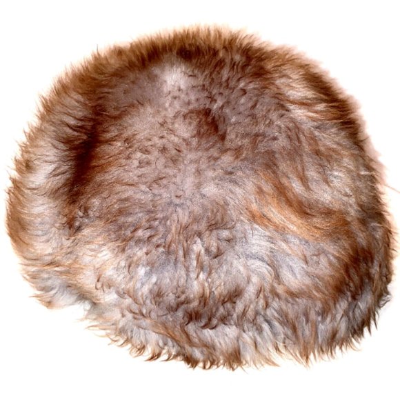 Fur Hat Vintage Brown in Box 50s 60s Mink? Excellent Condition - Picture 5 of 13